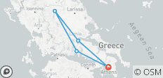  Winter in Griechenland - 6 Tage - Athen, Delphi, Meteora Geführte Tour - 5 destinations 