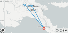  Papua New Guinea Goroka Festival and Highlands Tribes Tour - 6 destinations 