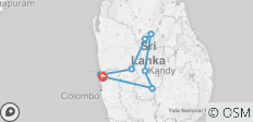  Sri Lanka 5 Days Tour Package - 7 destinations 