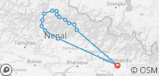  Annapurna Circuit Trekking Tour - 18 Tage - 15 Destinationen 