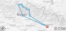  Annapurna Circuit Trekking Tour - 15 Tage - 13 Destinationen 