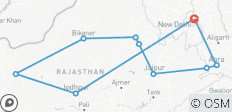  Klassische Rajasthan Rundreise - 10 Destinationen 