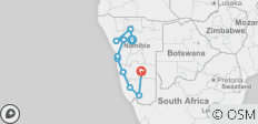  Namibia Selbstfahrer Safari - 10 Destinationen 