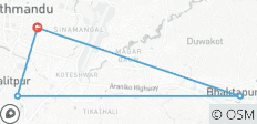  Customized Nepal Hiking to Kathmandu &amp; Chandragir, Daily Departure - 4 destinations 