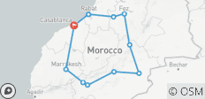  Highlights of Morocco - 11 destinations 