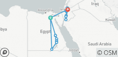  Das Beste aus Ägypten und Jordanien - 21 Destinationen 