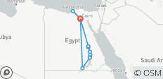  Höhepunkte Ägyptens - 12 Destinationen 
