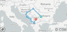  Das Beste aus dem Balkan - 15 Destinationen 