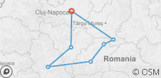  Circuito privado de dos días a Sibiu y Sighisoara desde Cluj-Napoca - 7 destinos 