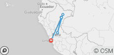  Peruvian Rivers &amp; Rainforest Discovery (2022) (Lima to Lima, 2022) - 4 destinations 