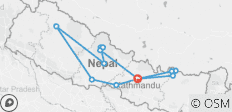  Nepal mit dem Hubschrauber - 7 Tage - 13 Destinationen 