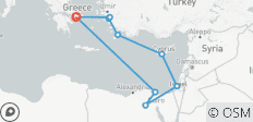  Athen &amp; Drei-Kontinente-Kreuzfahrt (Standard, 11 Tage) - 9 Destinationen 