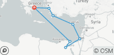 Athen &amp; Drei-Kontinente-Kreuzfahrt (Superior, 11 Tage) - 8 Destinationen 