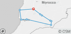  Maroc Anti- Atlas et; Désert du Sahara 8 jours Advanture Tour - 10 destinations 