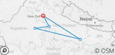  8 Days Golden Triangle Tour With Varanasi - 5 destinations 