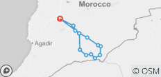  Privatreise Marrakesch nach Erg Chigaga Wüste - 12 Destinationen 