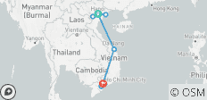  Vietnam Erlebnisse - 10 Tage - 14 Destinationen 