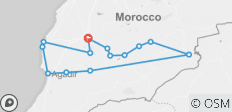  Marokko Rundreise: Sahara-Wüste bis zum Hoch-Atlas - 11 Tage - 14 Destinationen 
