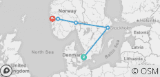  Scandinavian Discovery (Start Copenhagen, End Bergen) - 5 destinations 