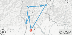  Sikkim Höhepunkte Rundreise - 7 Destinationen 