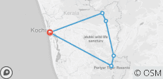  Keralas Tierwelt inkl. Munnar - 7 Destinationen 