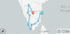  18 Days Imperial South India Tour Package from Chennai - 14 destinations 