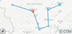  Het beste van koninklijk Rajasthan - 9 bestemmingen 