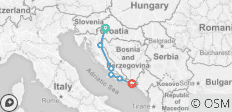  Kroatien - Landleben und Inselhuepfen ab Zagreb (8 Tage - 7 Nächte) - 6 Destinationen 