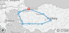  Wunder der Türkei - Rundreise, Klassisch, Winter, Basis (11 Tage) - 11 Destinationen 