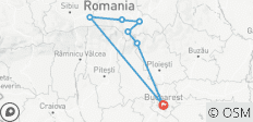  Adventure trip to Transylvania in 3 days from Bucharest (small group tour) - 7 destinations 