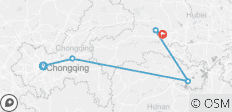  Yangtse Deluxe Flusskreuzfahrt von Chongqing nach Yichang mit der Yangtse Gold Cruise - 4 Tage, 3 Nächte - 3 Destinationen 