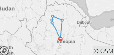  Kleingruppenreisen nach Nordäthiopien - 5 Tage - 5 Destinationen 