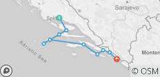  Croisière aller simple de luxe pour les merveilles - Split - Dubrovnik - MV de catégorie supérieure de luxe - 10 destinations 