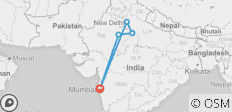  Goldenes Dreieck (ab Mumbai, mit Flügen) - 4 Tage - 5 Destinationen 
