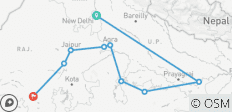  Circuit de 12 jours à Varanasi, Khajuraho, Agra et au Rajasthan - 9 destinations 