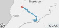  Berber Trekking in the Southern Desert from Marrakech 10 Days - 12 destinations 