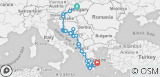  Grand Adriatic von Budapest nach Athen: Besuchen Sie Top-Reiseziele in Ungarn, Kroatien, Bosnien, Albanien und Griechenland - 29 Tage - 45 Destinationen 