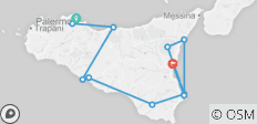  Hoogtepunten van Sicilië van west naar oost - 10 bestemmingen 