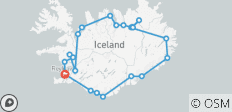  Geführte Ringstraßen Rundreise - Polarkreis von Island inkl. Borgarfjörður und Lavahöhlen-Besuch Entdeckungsreise - 5 Tage - 22 Destinationen 