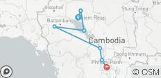  7 Días a Medida para Descubrir la Cultura y la Naturaleza de Camboya, con Salida Diaria y Guía Privado - 10 destinos 