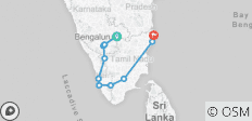  Viaje de 13 días a Karnataka, Kerala y Tamil Nadu - sur de la India - 10 destinos 