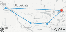  Oezbekistan – een klassieke groepsrondreis - 7 bestemmingen 