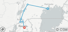 Trek de 6 jours dans la forêt de Kibale pour observer les gorilles, les singes dorés et les chimpanzés - 7 destinations 