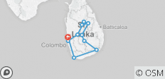  Zu den Wurzeln Sri Lankas - 7 Tage - 12 Destinationen 