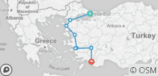 Türkei Rundreise: Westliche Schätze - 9 Destinationen 