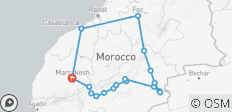  Moroccan Express: From Marrakech, Merzouga, Fes and back in 4 days (Private Tour) - 18 destinations 