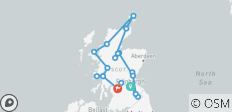  Schottlands Highlands, Inseln und Städte (13 Tage) - 19 Destinationen 