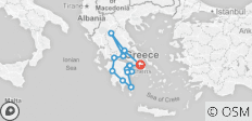  Griechenland Privatrundreise - 5 Tage - 14 Destinationen 