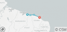  Brasilien Erlebnisreise: Von São Luis nach Fortaleza - 7 Tage - 4 Destinationen 