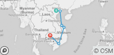  12-Day Vietnam &amp; Cambodia Highlights - 8 destinations 